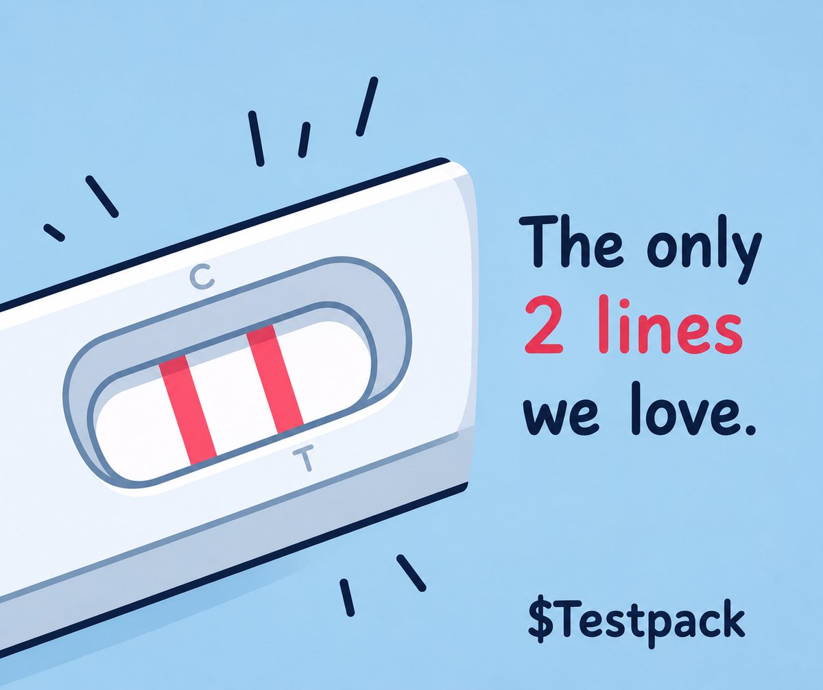 twolinetestpack's tweet photo. The only 2 lines we love. ❤️ https://t.co/JmIVvXzGFB