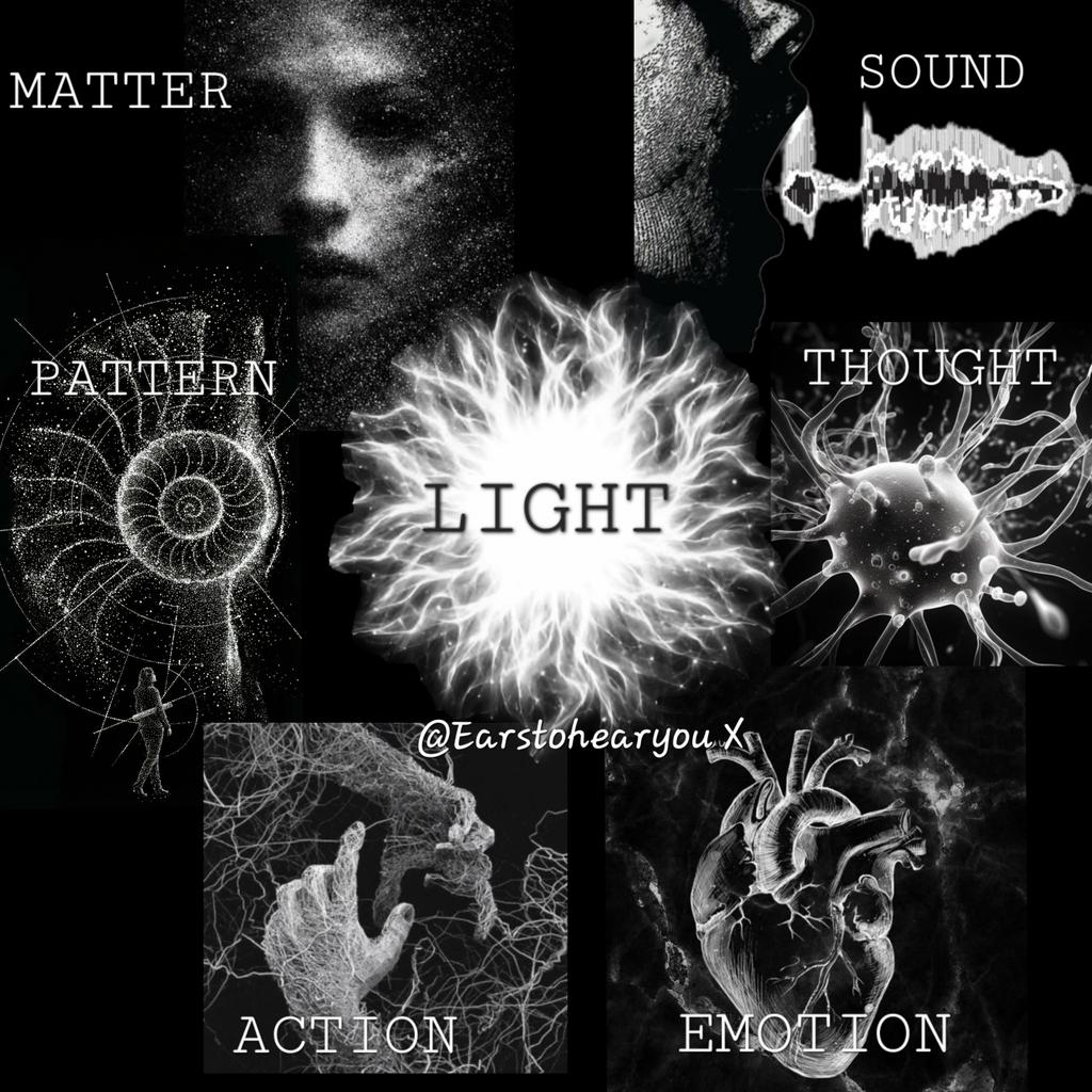 Earstohearyou's tweet photo. CREATION IS AN INSIDE JOB

LIGHT is the Source.
SOUND is the expression.
THOUGHT is the seed.
EMOTION is the force.
ACTION is the movement.
PATTERN is the organisation.
MATTER is the form.

Every creation begins unseen.

The invisible becomes audible.
The audible becomes imagined.
The imagined becomes felt.
The felt becomes expressed.
The expressed becomes realised.
The realised becomes embodied.

"Whatever we plant in our subconscious mind and nourish with repetition and emotion will one day become a reality." ~ Earl Nightingale

You are also a CREATOR.