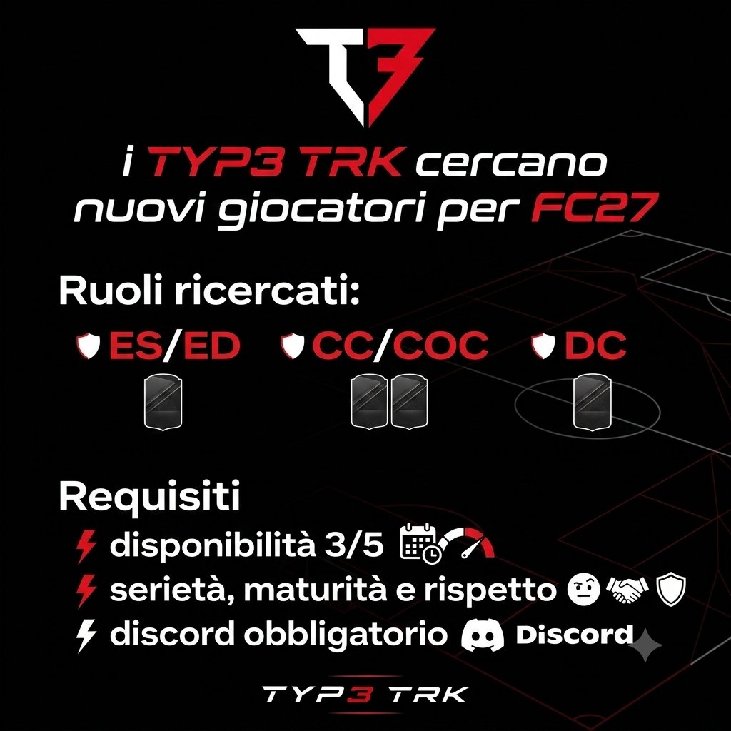 typ3trk's tweet photo. stasera siamo on per provini info in priv https://t.co/wL6oIVOa8J