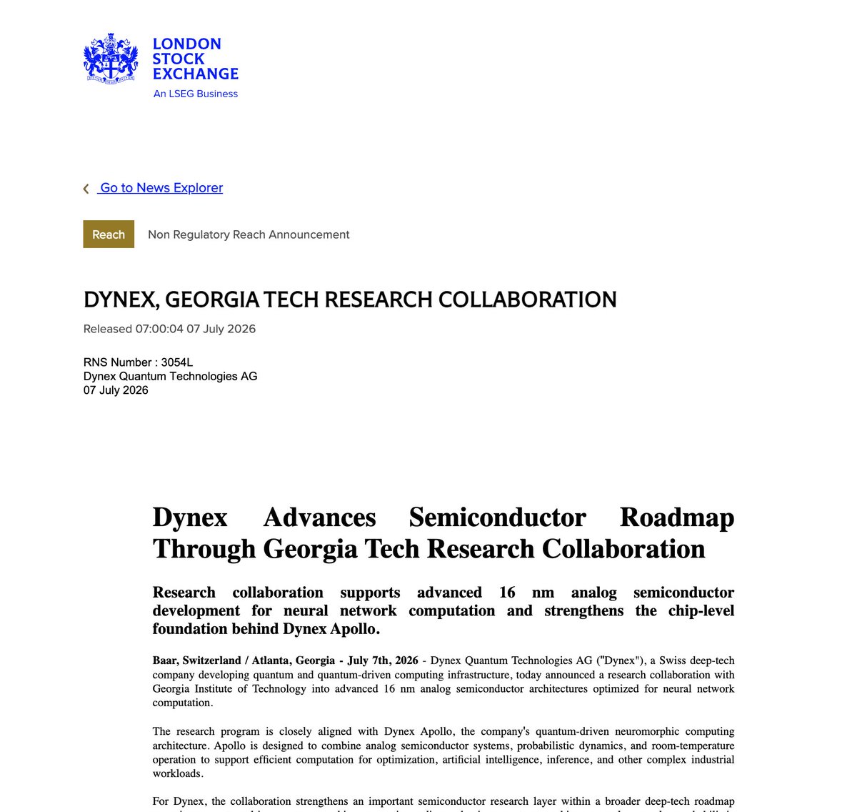 DynexQaaS's tweet photo. Dynex Advances Semiconductor Roadmap Through Georgia Tech Research Collaboration

https://t.co/qYepNkLEKu