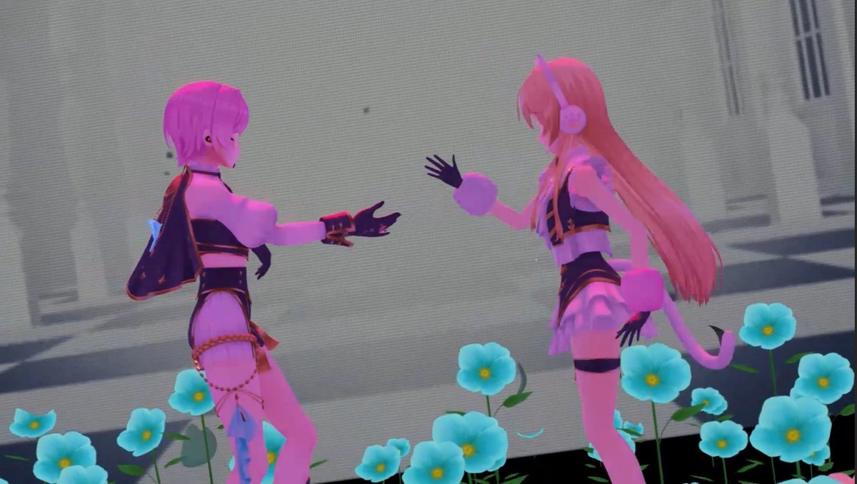 suki_n_chu's tweet photo. 花になったオタク、ネチケのオタク、リリむぎ(二人の世界)(サイコー！) https://t.co/VuEqvdSXMv