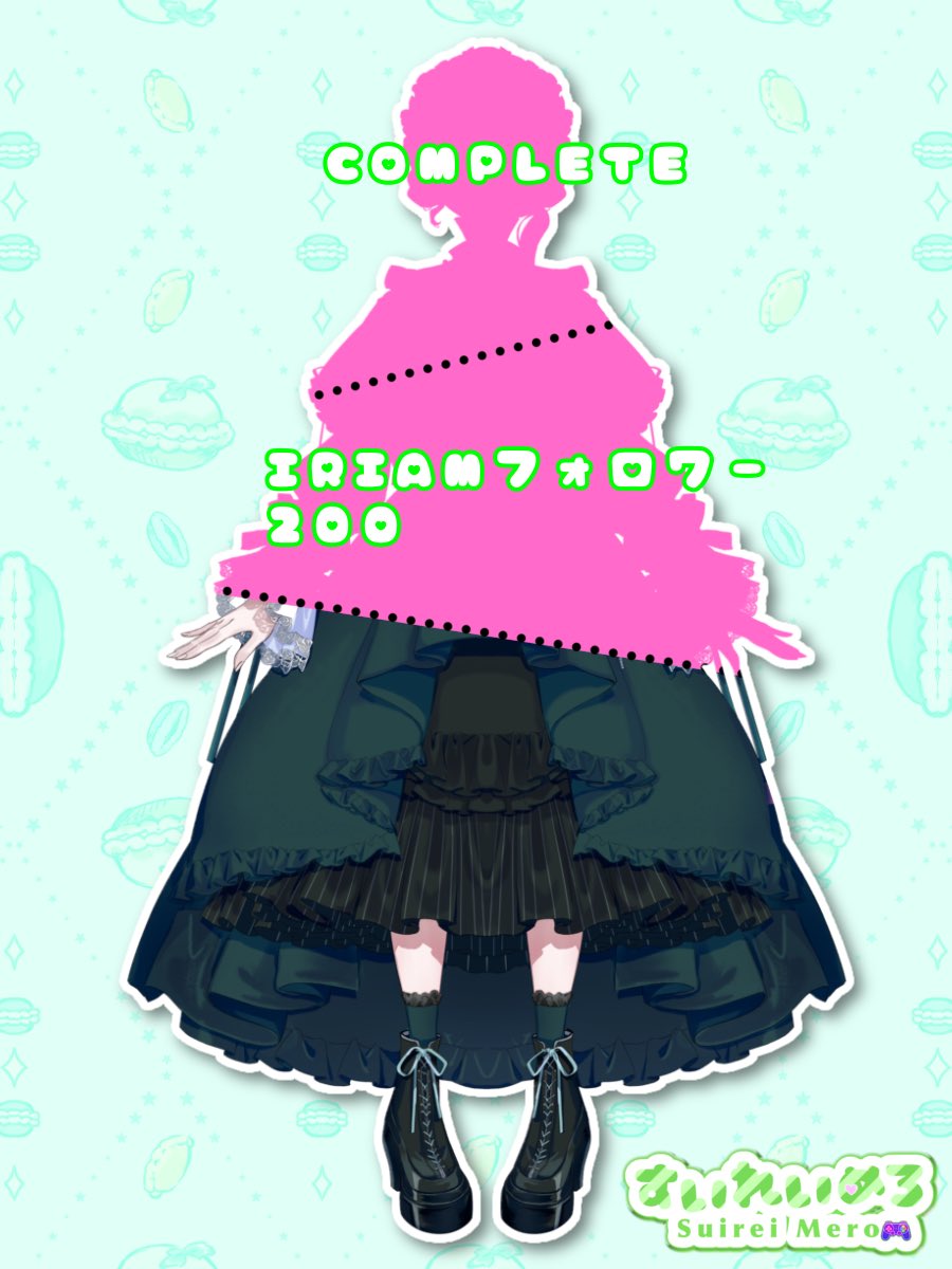 翠玲めろ︎︎♀@立ち絵公開チャレンジ中 tweet media