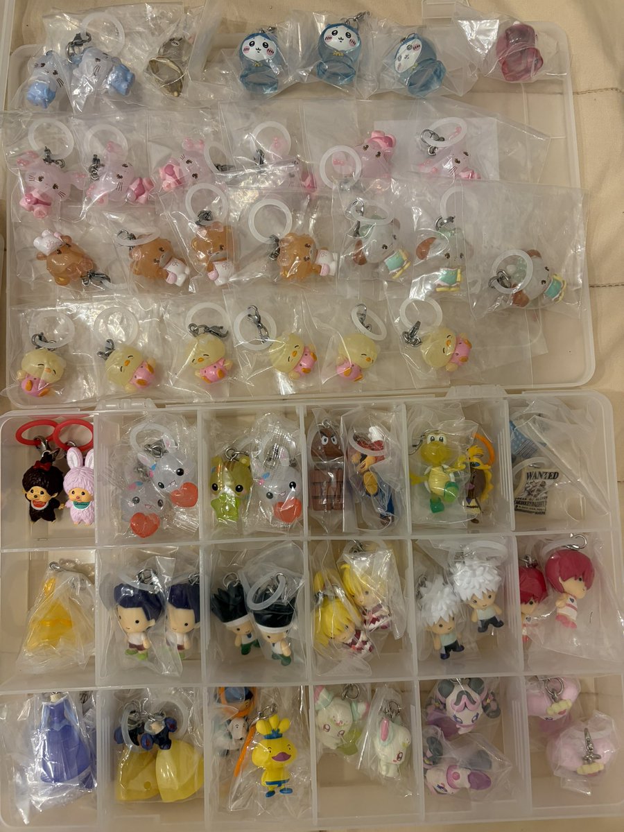 yihceo's tweet photo. めじるし アクセサリー 交換していただける方探しております。

【譲】画像のもの＋ヨッシー赤黄色オレンジ(サンリオ mikko マリオ おでんくん 映画泥棒 プリンセス ハンターハンター たまごっち モンチッチ スヌーピー ぷちきゅあ
ちいかわ 等)
【求】固定＞買取

都内手渡し優先させていただきます🙇🏻‍♀️ https://t.co/EnS5ww3B7P