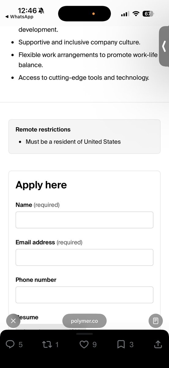 theonlyikenna's tweet photo. @RemotejobWtessy Remote Restrictions: Must be a US resident. https://t.co/fFDkPYfm7R