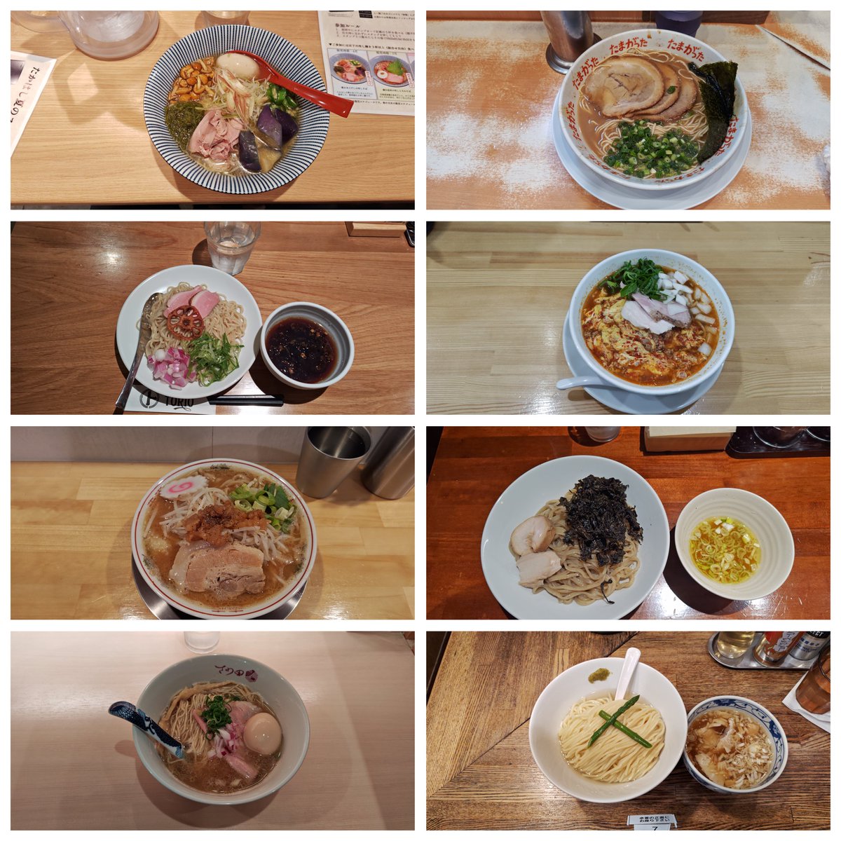 kazz_10za's tweet photo. 2026年6月に食したラーメン達です。
暑くてもラーメンは食べられる。
#ラーメン備忘録 https://t.co/T0rdjW0dEB
