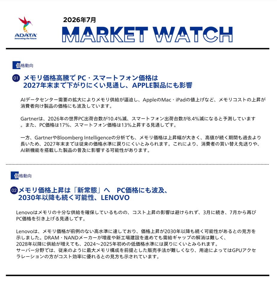 クリエーティブメモリーズディスプレイ新品　日本未発売　額 みなさん、おはDATA🐦 最新のメモリ＆ストレージ業界ニュースを