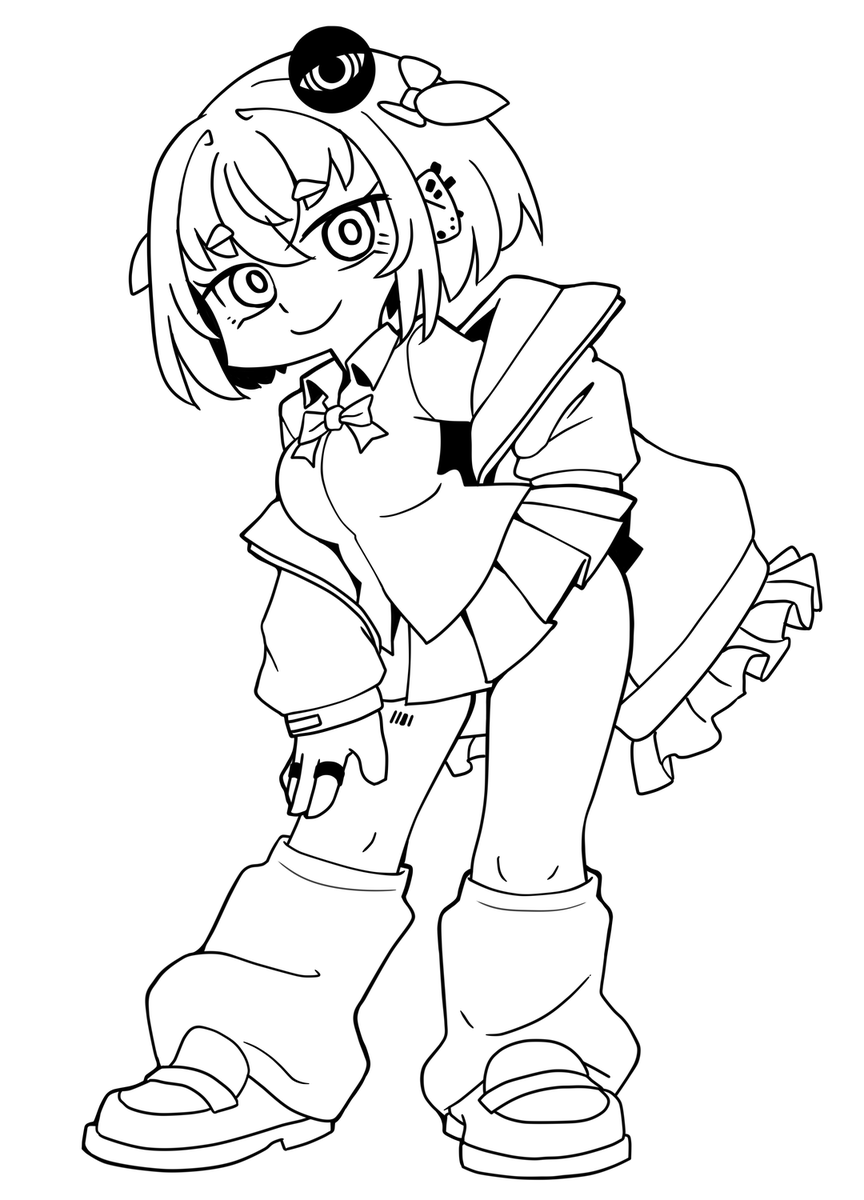 Kinutalow's tweet photo. パンティ＆ストッキングwithガーターベルト風味の小城夜みるく

気合入れて描いたんだけど、
本物のあの衣装などの簡略化は出来んかったんご。
ただ、やっぱこの絵柄も楽しいね。

この状態から、たまに逆作画崩壊してくれ……小城夜氏……。
そしてダクソ３、楽しみつつがんばえーーー！ https://t.co/c7zrYrZNXY