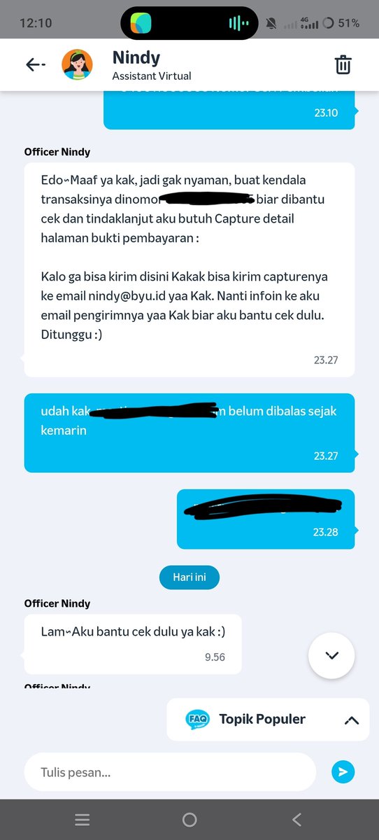 sthoslite's tweet photo. @byu_id halo by.u, customer service kalian cuma buat pajangan kah? Asli capek banget serasa ngemis ngemis minta tolong https://t.co/rhJRYLx8y9