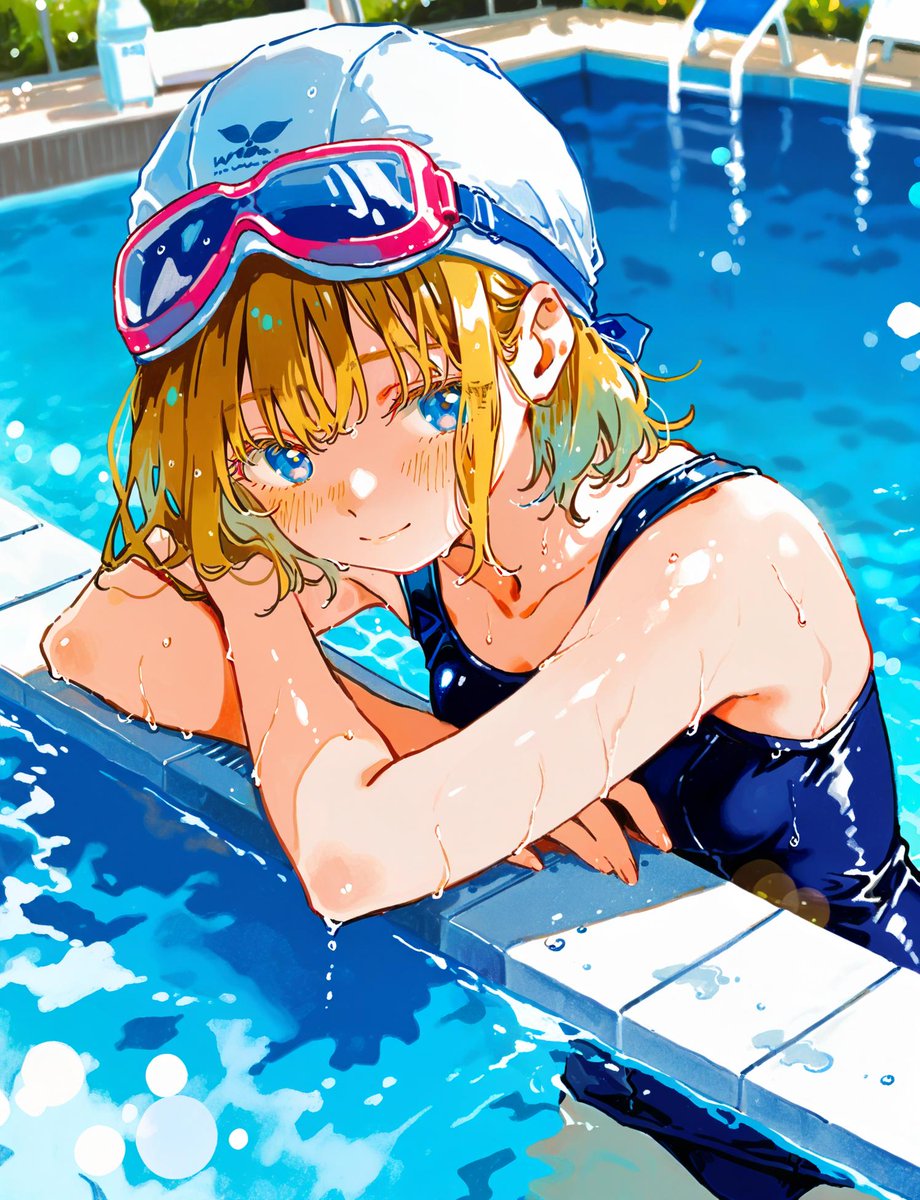 notgdmlove's tweet photo. めっちゃ綺麗なAIイラストだぁ😍
参加させて頂きました！！
 #火曜スク水Lover  #AIイラスト  #AIart https://t.co/vjShwjxFWC