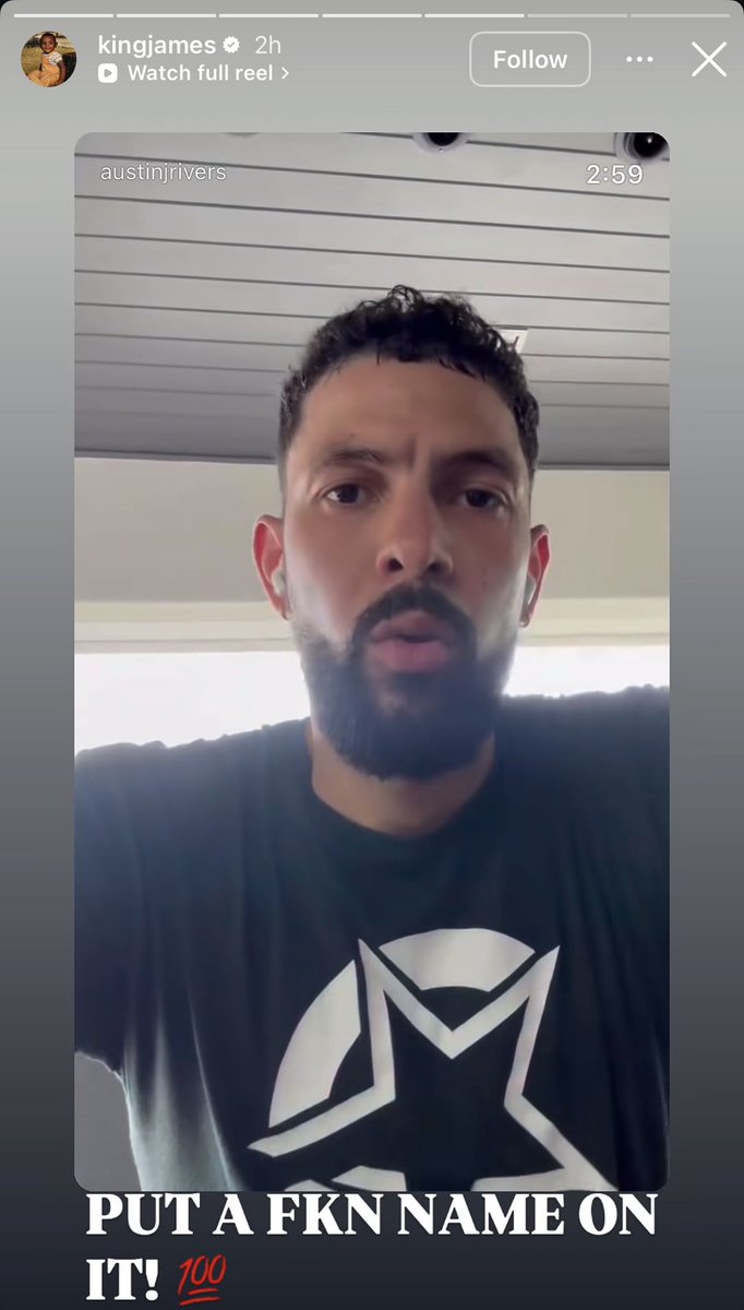 RBPhillyTake's tweet photo. Austin Rivers went on a full rant defending Jaylen Brown from “anonymous sources” on IG.

LeBron reposted it to his story to show support for JB as well.

👀 https://t.co/3PAVR46nNZ