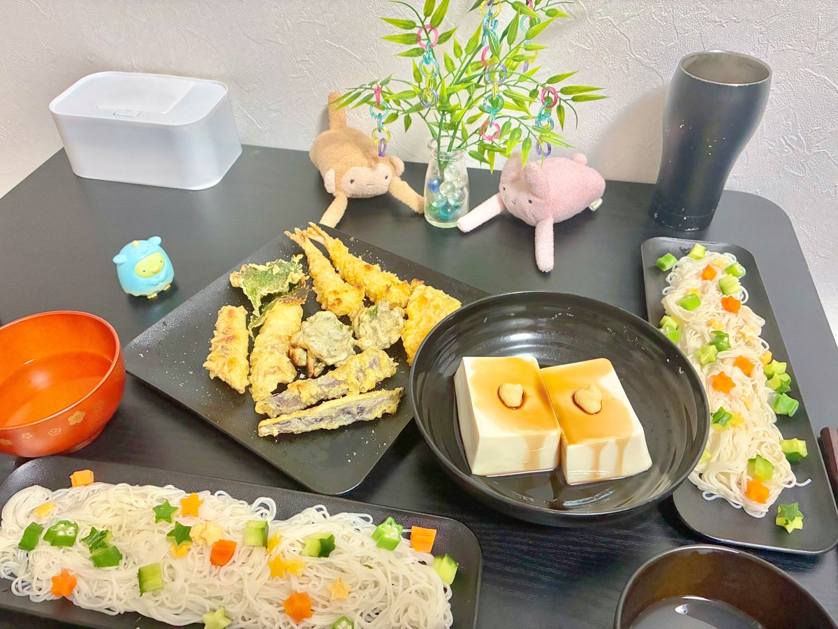 TiANA2929's tweet photo. 七夕そうめん🎋

胃もたれしない体になりますように…✍ https://t.co/3x31Wmo5ak