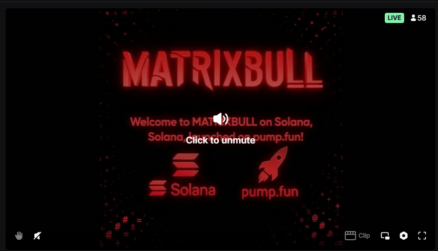 MTRXBULL's tweet photo. we’ve launched a stream on pumpfun!

pumpfun: https://t.co/TJy5hDK0db 
#solana #pumpfun #DEX #swap https://t.co/pq37ygtlCB