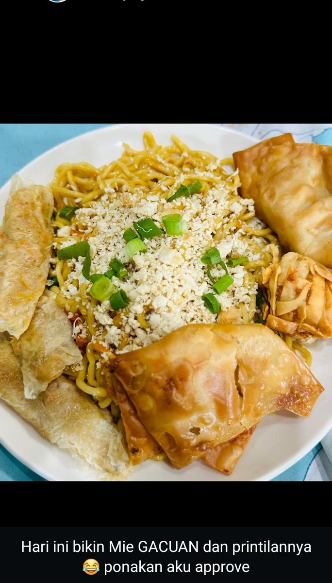 Idancow00's tweet photo. Gacoan level premium iniii, aku liat foto makanannya mbak Leli pengen nyobain😭😭 https://t.co/wVmyD90aMU
