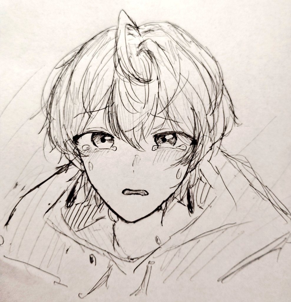 Kuchantea's tweet photo. 練習③
泣き顔 https://t.co/su9UQaQxRY