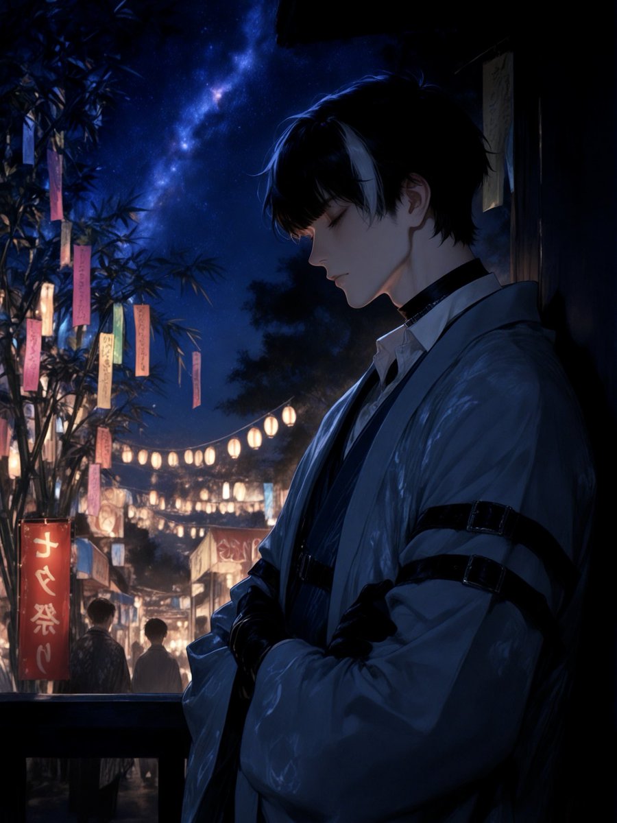 CrabMilt's tweet photo. 🎋💛♥️💙🌌 https://t.co/9qioom7eXq