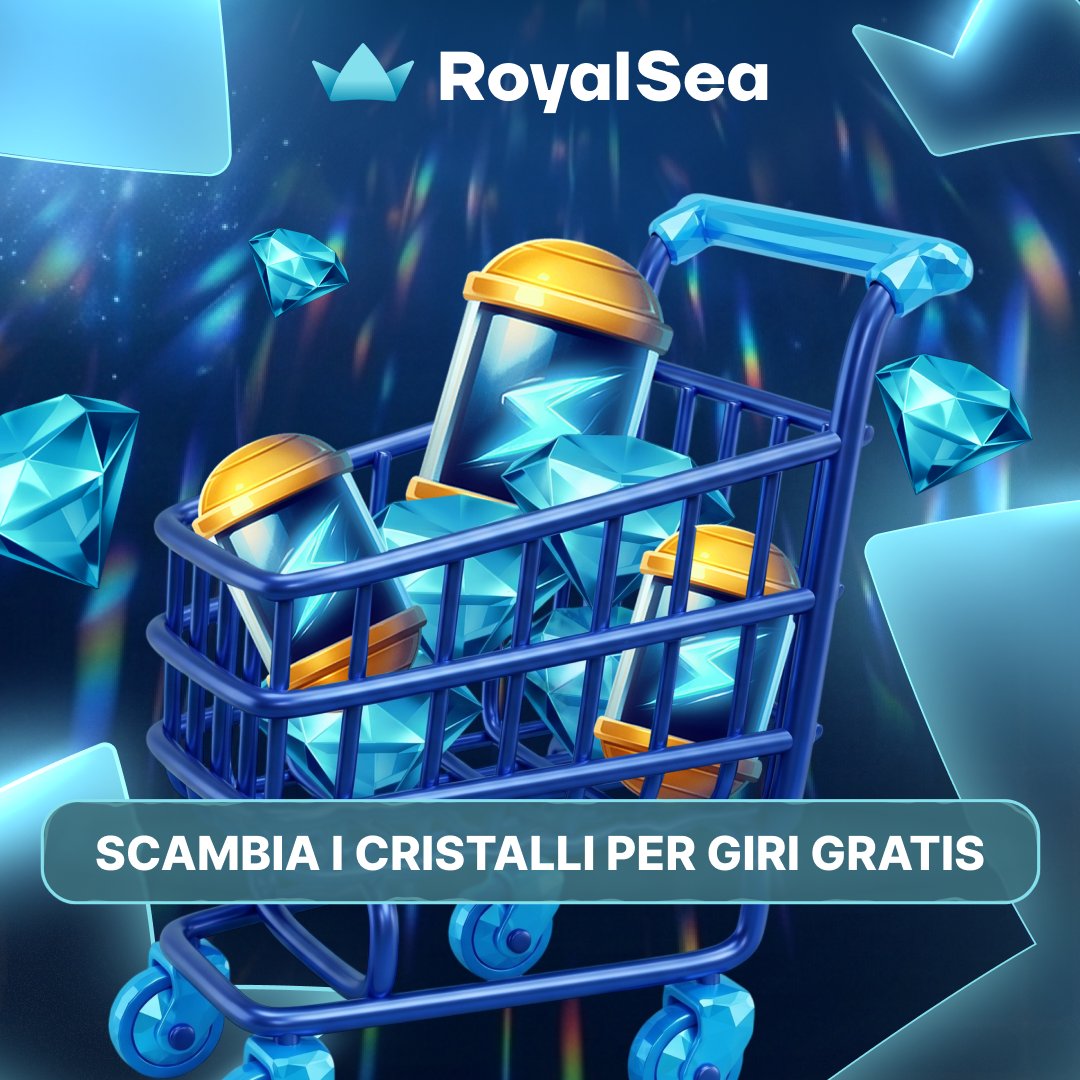 RoyalseaIT's tweet photo. 💎 Hai già dato un’occhiata al Mercato dei Cristalli?

Scambia i cristalli accumulati con bonus, giri gratuiti e altre ricompense esclusive 🎁

Non lasciare che i tuoi cristalli prendano polvere: riscatta subito le tue ricompense! ⚡️

GIOCA ORA: https://t.co/IFWWlAHEOb https://t.co/55tpEyE7hm