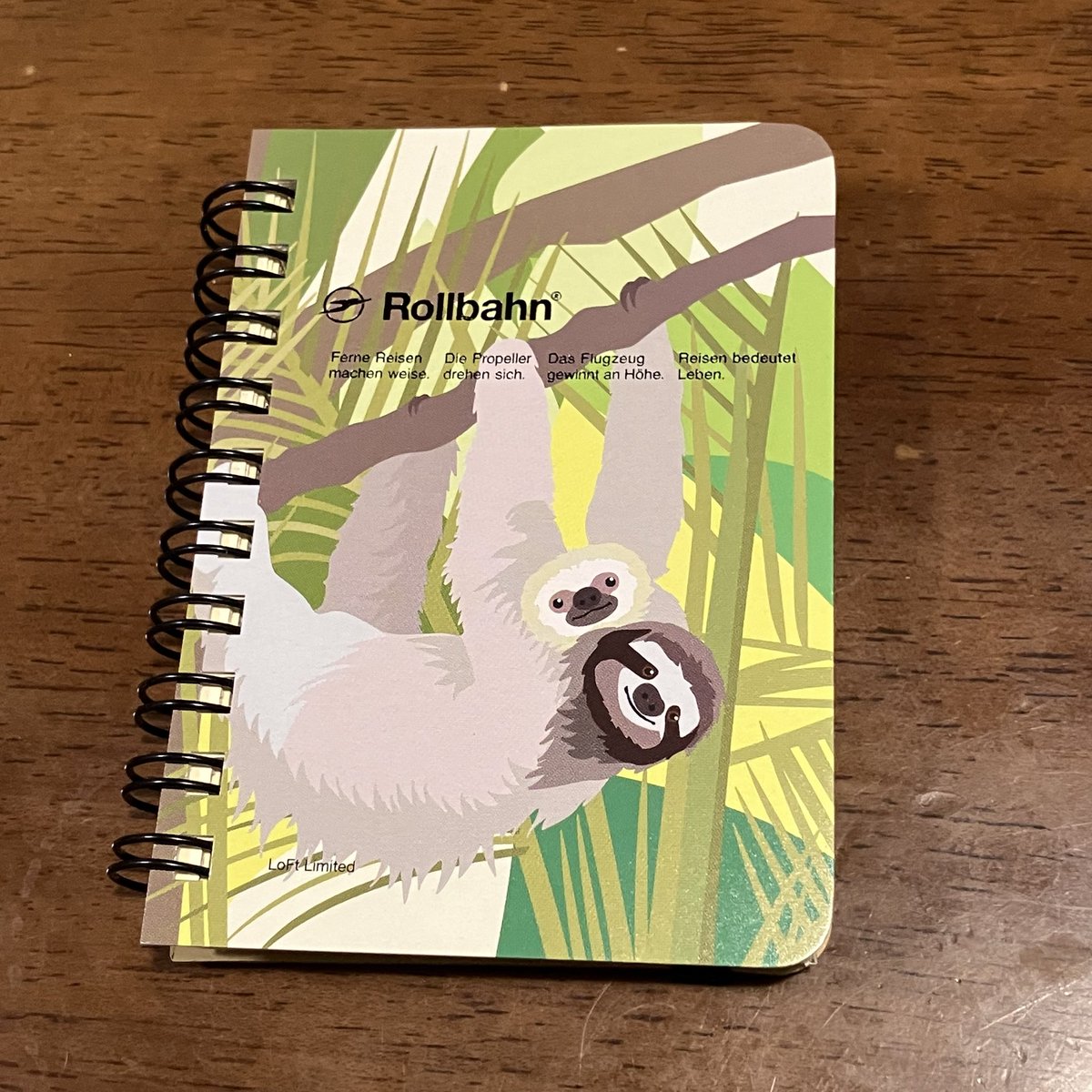 pandashokunin's tweet photo. ロルバーン100はもう影も形もなくて買えなかったけど、ロフト限定のが可愛かったのでナマケモノ🦥柄を買った。 #ロルバーン https://t.co/1nVXUP1WMh