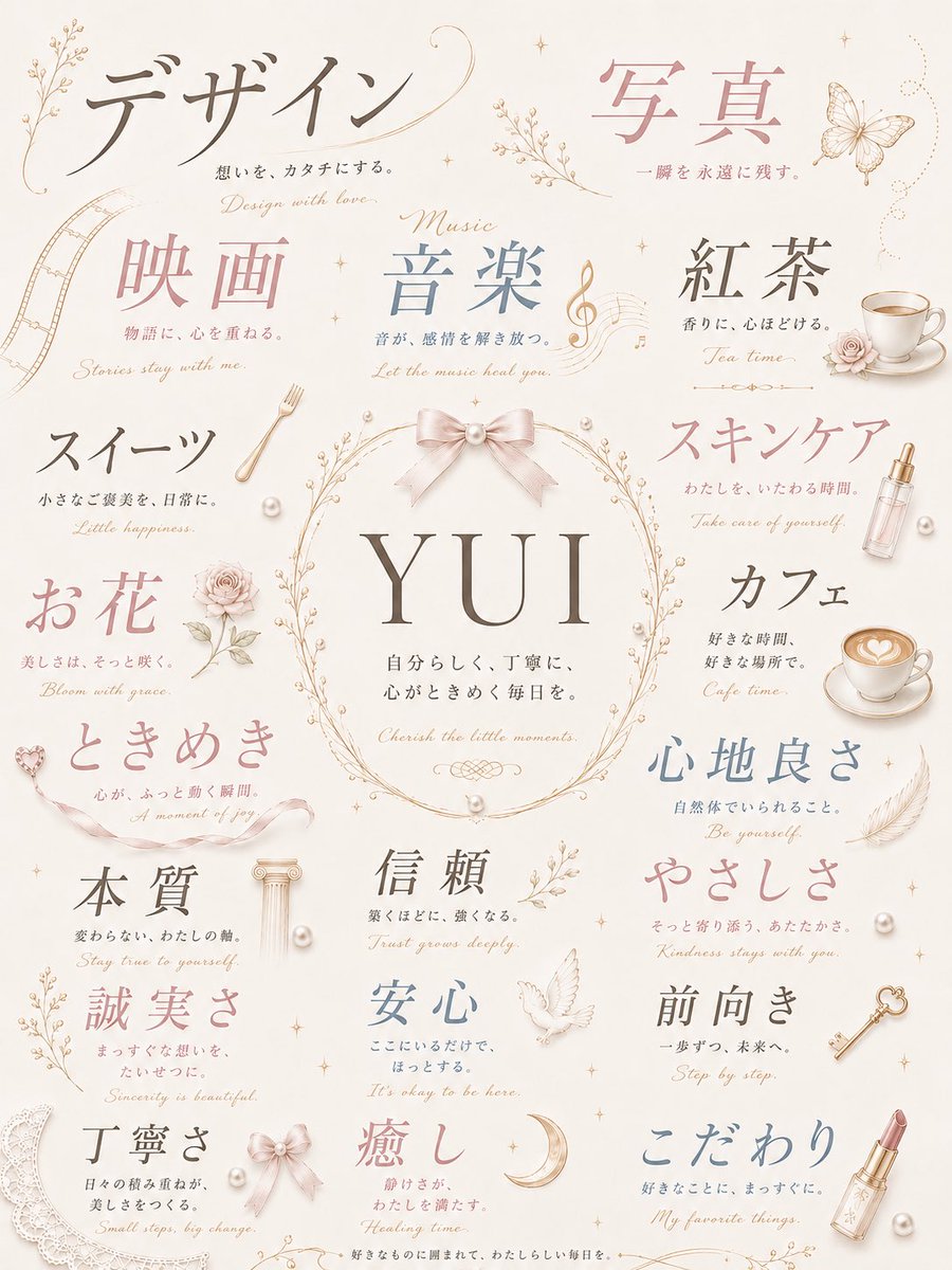 yui_design327's tweet photo. コミュニティイベントアーカイブ視聴👀
自分らしいフォントコラージュができて嬉しい✨

#around40plusコミュニティ
#シーライクス https://t.co/3v5ETIPPpQ