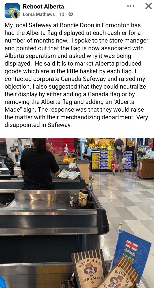 CoryBMorgan's tweet photo. Forever Canadian types are targeting Alberta flags everywhere they can. 

Sad, angry, insecure little people. https://t.co/ZXSyUWV8qw