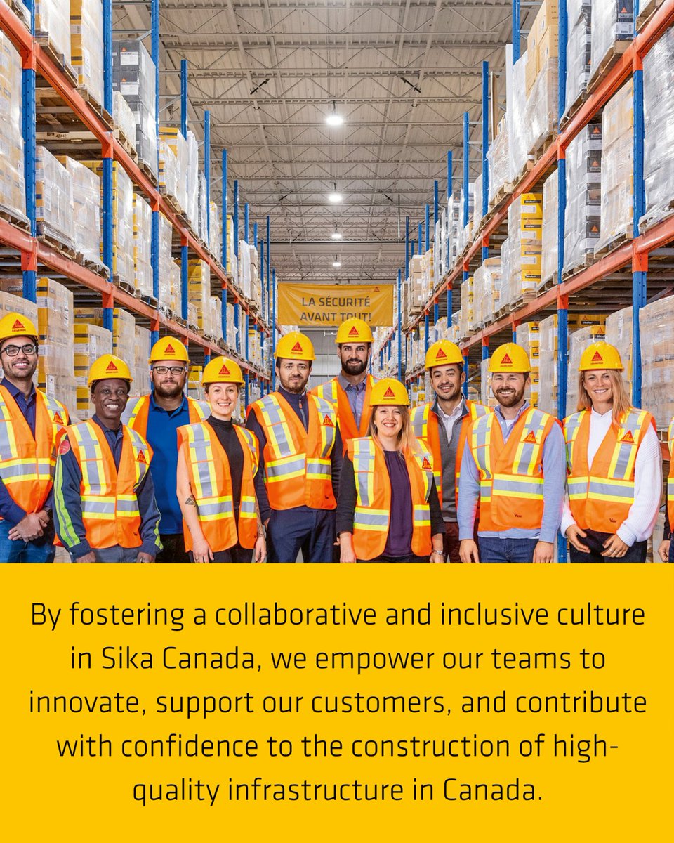 Sika's tweet photo. Great progress starts with great people. Our employees are at the heart of everything we do, constantly pushing boundaries and creating solutions that lead us into the future. Take a look at the global teams driving our success every day: https://t.co/1vjKy0iNlJ https://t.co/ir13iIH1sY