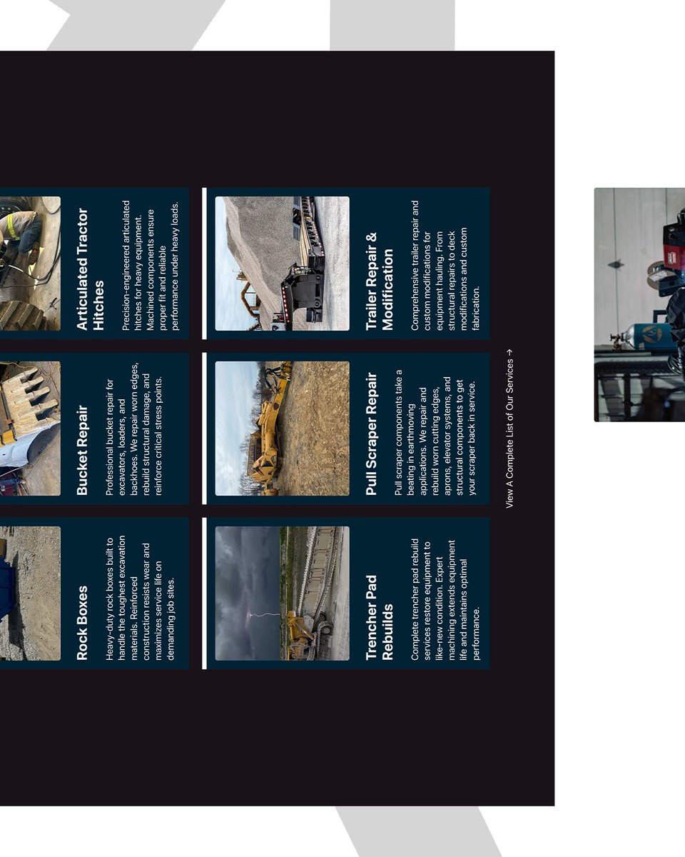 posted_social's tweet photo. Wesco Machine Works has been doing the kind of work most people never see for 30+ years.

Heavy equipment fabrication. CNC machining. Waterjet cutting. Line boring. Custom rock boxes and trench pads built for excavation crews, construction teams, and utility contractors across the midwest.

Their old website had a phone number and a few photos. That was about it.

When they came to us, the ask was simple: build something that actually shows people what we do. They wanted a site that would generates leads, explains their capabilities, and give regional contractors a reason to call them before they call anyone else.

So that's what we built. 👉 https://t.co/LrTsZZ9XQP

#postedsocial #wordpresswebsite #notai