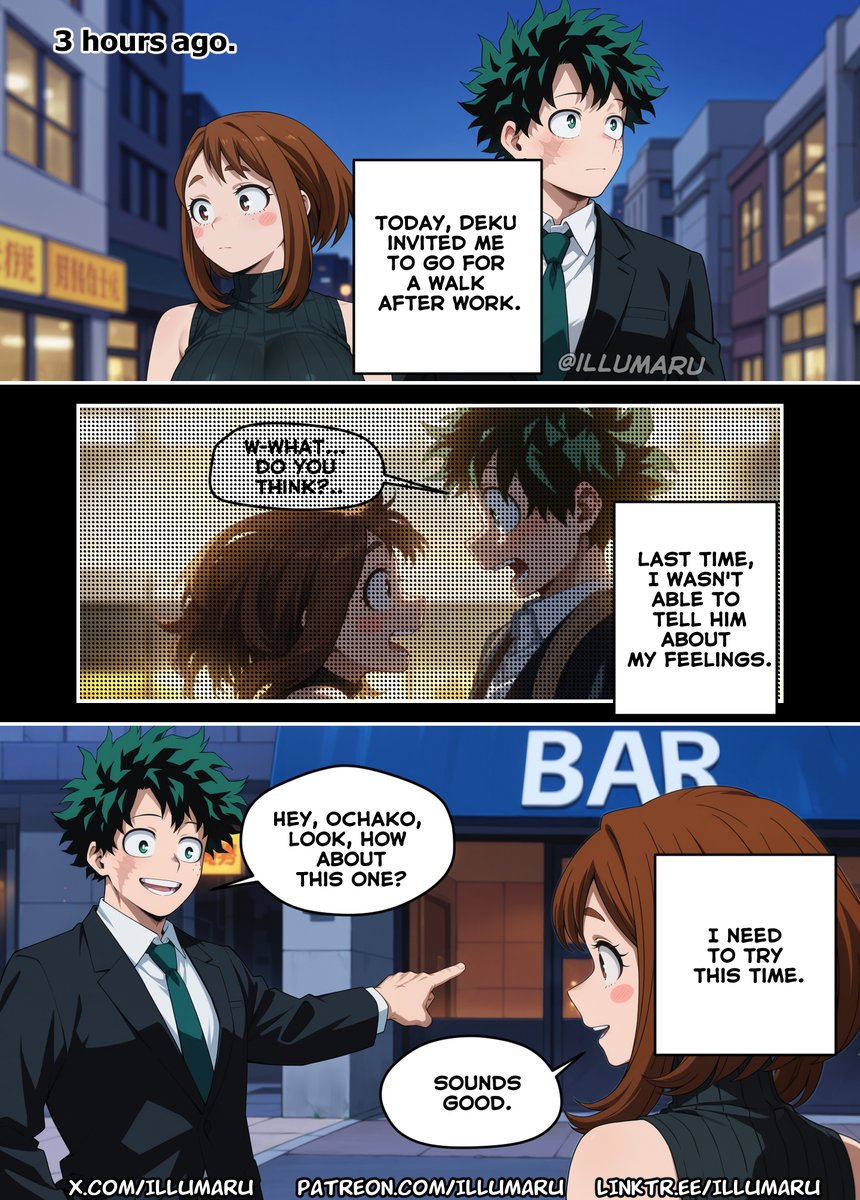 illumaruNsfw's tweet photo. doujinshi "My hero night date"   Part 1 

1/3
#comic #MyHeroAcadémia #OchakoUraraka #IzukuMidoriya #MyHeroAcademiaFinal #fancomic https://t.co/rkd9jwi2XZ