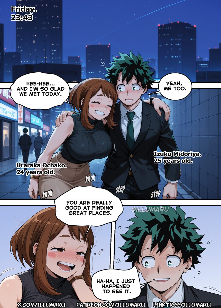 illumaruNsfw's tweet photo. doujinshi "My hero night date"   Part 1 

1/3
#comic #MyHeroAcadémia #OchakoUraraka #IzukuMidoriya #MyHeroAcademiaFinal #fancomic https://t.co/rkd9jwi2XZ