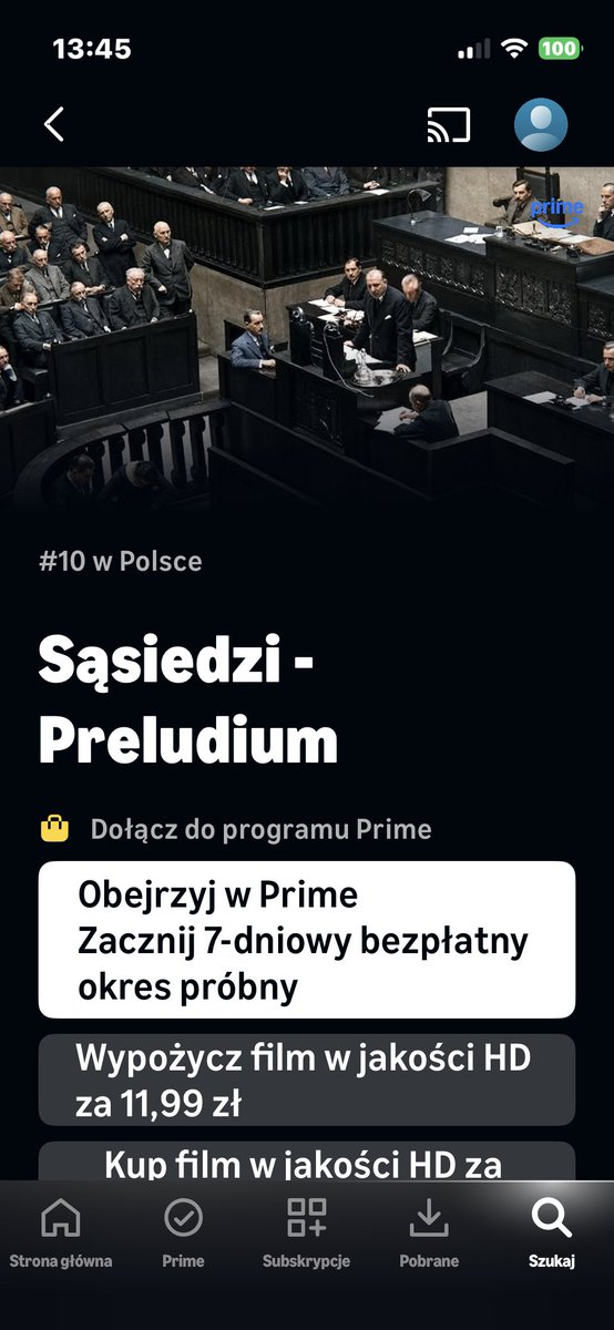 jacekmiedlar's tweet photo. „SĄSIEDZI” WŚRÓD NAJPOPULARNIEJSZYCH FILMÓW W POLSCE!!! 🇵🇱🎬 10 MIEJSCE wśród wszystkich filmów w Polsce! 🔥

Nie dość, że jeszcze nigdy tego typu film nie trafił na tak potężną platformę, to jeszcze o „Sąsiadach” mówi się ostatnio w wieeeelu miejscach, w których wcześniej ten temat praktycznie nie istniał. Krótko mówiąc, dzięki ciężkiej pracy, a nie pieniactwu i zawiści, udało mi się z tym szalenie ważnym tematem wypłynąć z małej rzeczki na szerokie wody. Oczywiście wrogie Polsce media zaczynają wyć.

🎬 „Sąsiedzi. Ostatni Świadkowie ukraińskiego ludobójstwa na Polakach” trafili na stronę główną Prime Video w Polsce jako jeden z najpopularniejszych filmów w trzech kategoriach: Filmy europejskie, Filmy polskie oraz Najpopularniejsze filmy. Teraz zajmują 10 MIEJSCE WŚRÓD NAJCZĘŚCIEJ OGLĄDANYCH WSZYSTKICH FILMÓW W POLSCE!

❤️ Jeśli podoba Ci się to, co robię, możesz wesprzeć mnie oraz realizację kolejnej części filmu, do której wczoraj zbierałem kolejne materiały:
 https://t.co/IJS28ykx0O
🌍 Ważne! W najbliższych dniach na tej potężnej platformie filmowej będą publikowane kolejne części filmu, a produkcja będzie udostępniana w następnych krajach i kolejnych wersjach językowych. Łącznie „Sąsiedzi” będą dostępni w 11 językach.

⏳ Bądźcie cierpliwi – to wszystko trwa.

🤝 Ściskam,
 Jacek Międlar