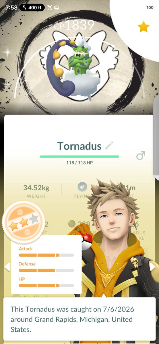 jaredgoffsolos's tweet photo. @MYSTIC7 Nothing crazy but it finished my shiny legendary dex so thats something https://t.co/ipkcECd3xF