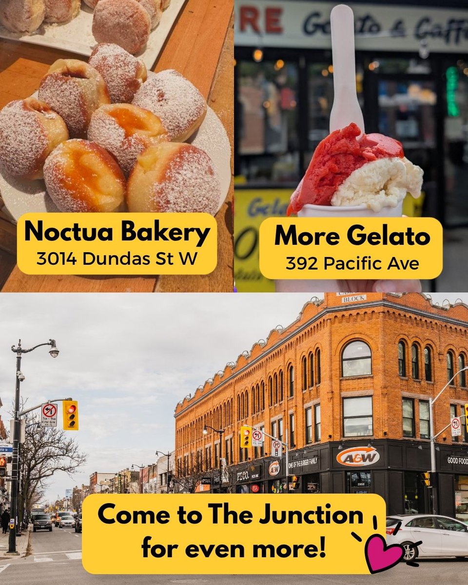 TorontoJunction's tweet photo. Happy World Chocolate Day! 🍫
Celebrate with handmade chocolates, iconic cinnamon buns and plenty of treats in between.
Visit your favourite Junction businesses to discover even more in person. 💜
#JunctionTO #WorldChocolateDay #ShopLocal #TorontoNeighbourhoods https://t.co/TeEH7vlm2v