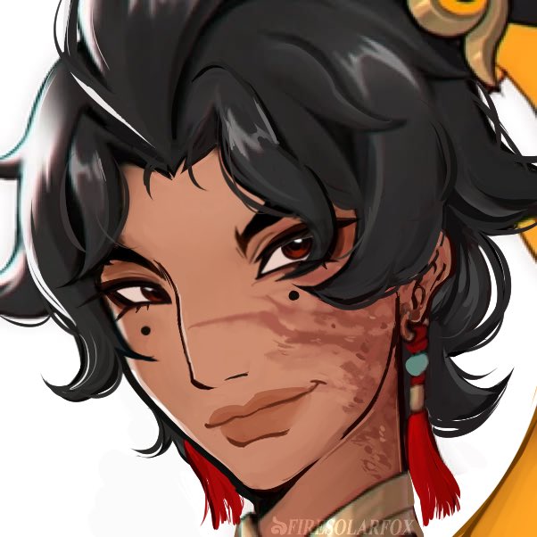 FIRESOLARFOX's tweet photo. Kiriko and Anran, but I did their hero portraits in my style.

#Overwatch #Art https://t.co/b60qWVc604