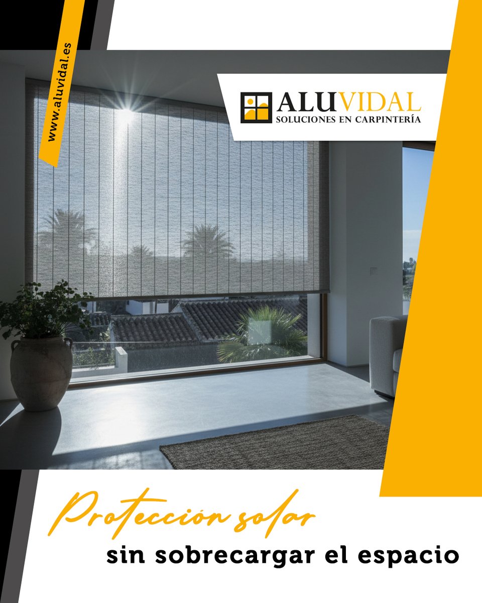 aluvidal1's tweet photo. 🌤️ Cortinas enrollables de aluminio para regular la luz y proteger el interior con soluciones resistentes y a medida.

https://t.co/xHp1Hn29lO

#controlsolar #aluminio https://t.co/1T0TNcTnDj