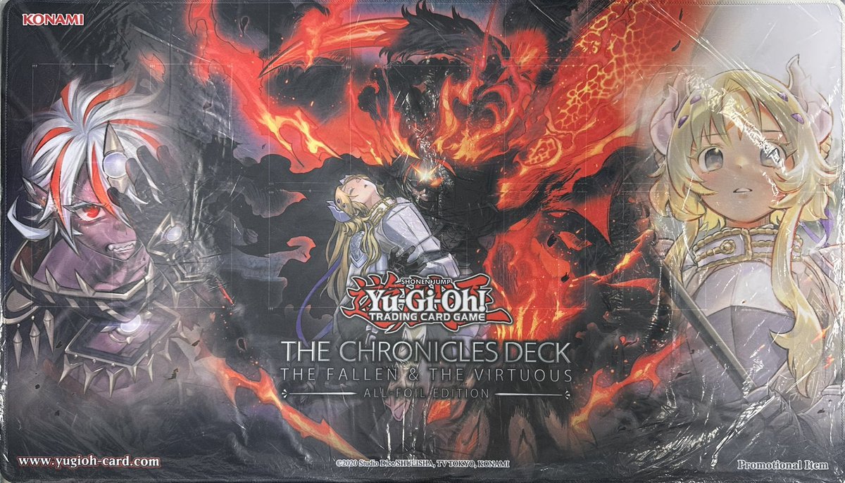 遊戯王 未開封プレイマット②】 The Fallen＆The Virtuous ￥28,000