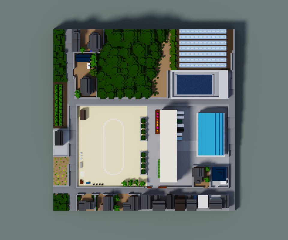 bavarois503's tweet photo. ミニチュア風景シリーズ、田舎の小学校(1学年1クラス規模)
#voxelart #magicavoxel https://t.co/4krKl7wKQr