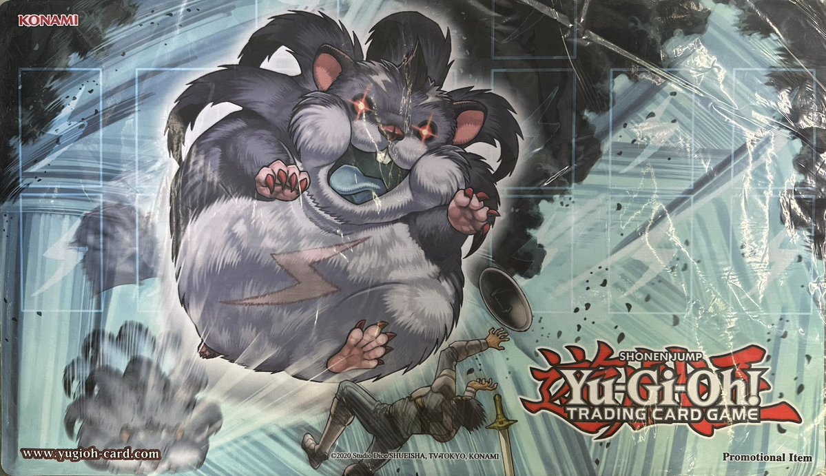 遊戯王 未開封プレイマット③】 素早いビッグハムスター ￥15,000‐ K9