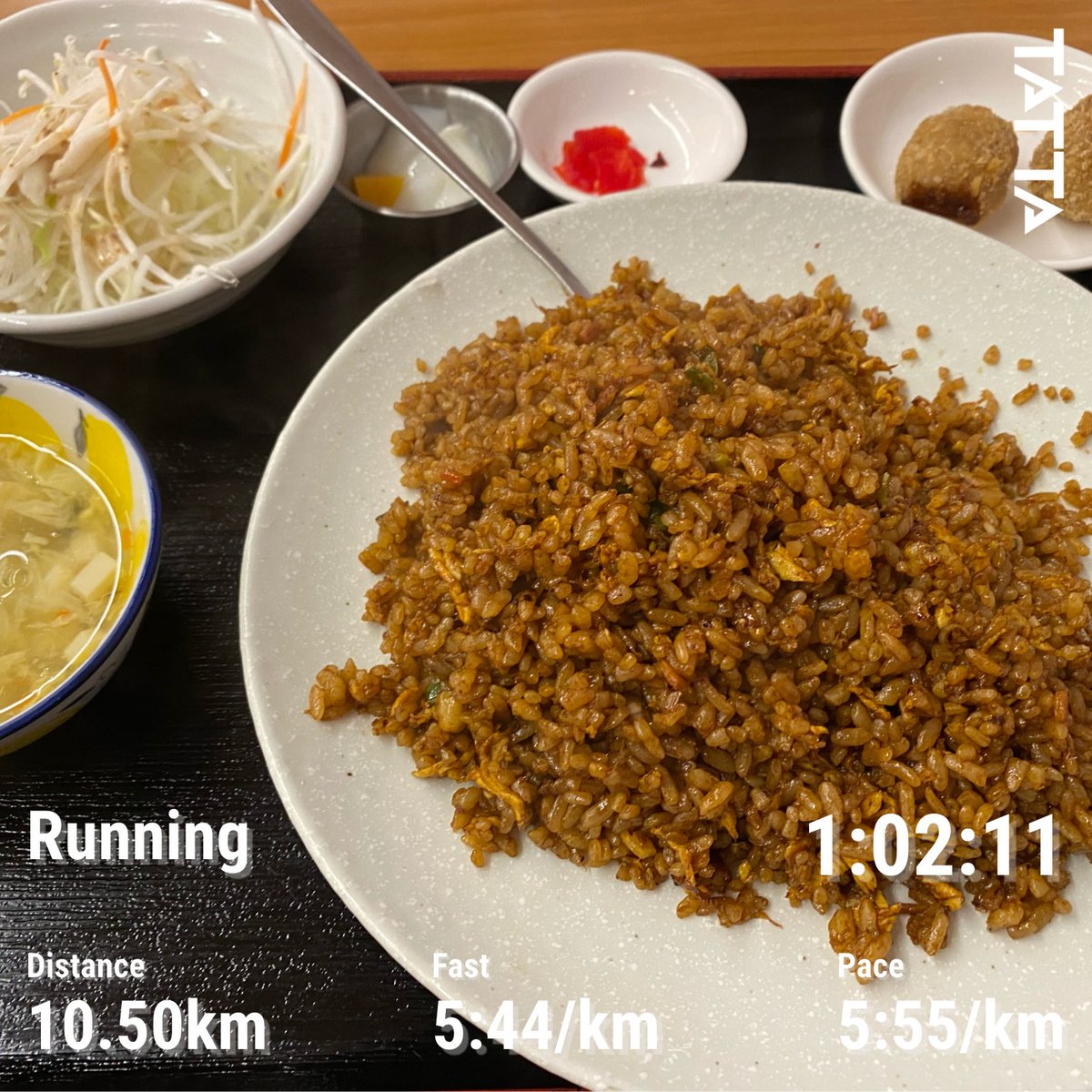 power96hiro1's tweet photo. 10kmーー
初夏の風を浴びながら
気持ちよくランニングしました🏃

写真は
田舎でよく見る、どこにでもあるアジア系外国人が経営する中華料理屋さんで
黒炒飯をいただきました

クロチャハンドゾー
オモリアルヨー
オモリワプラスヒャクエン https://t.co/nV6q7P6phU