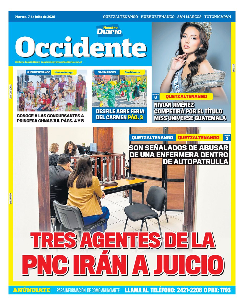 NuestroDiario's tweet photo. En Occidente #NuestroDiario, ¡noticias como son! https://t.co/yOp8f2L61G