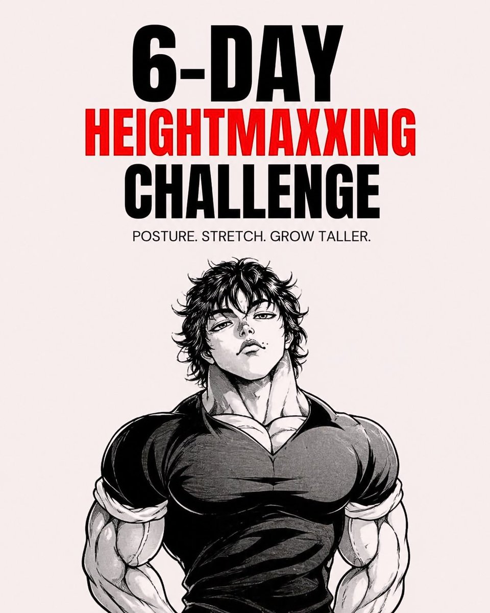 ModernStoicsHQ's tweet photo. 6-DAY HEIGHTMAXXING CHALLENGE: https://t.co/bRhsUthx1f