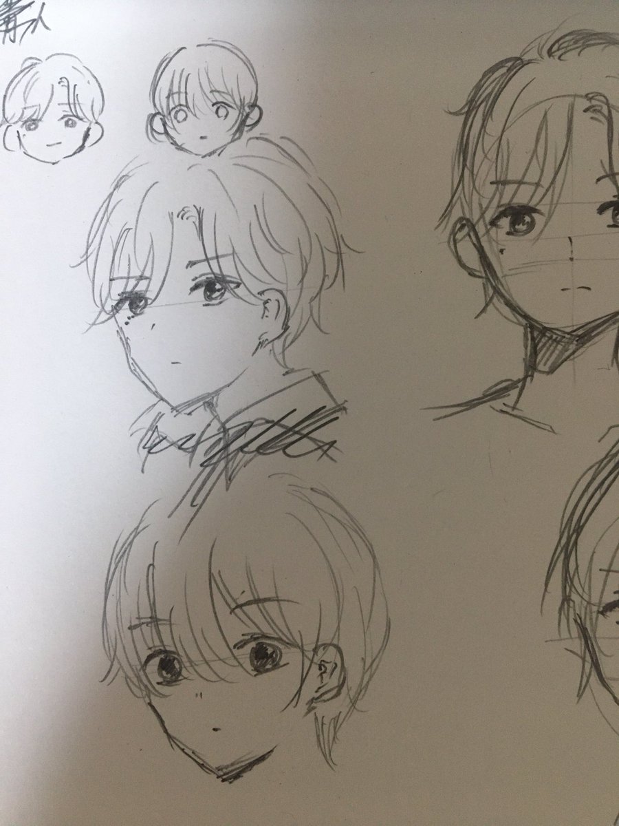 10gawaaaa's tweet photo. とがわ長編に疲れてまた絵を描くのだ、これは頭の中で息をしてる子たち。 https://t.co/TD794Szh04