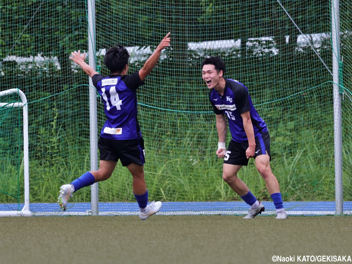 gekisaka's tweet photo. 【写真特集】[関東2部]神奈川大の勝利に貢献!! FW山本颯太が先制弾、DF海貝俊輔はヘディングで決勝点(18枚)

https://t.co/nmiZBixhfs

#大学サッカー #関東大学サッカーリーグ #関東大学リーグ #ゲキサカ https://t.co/4ts1j3ck5k