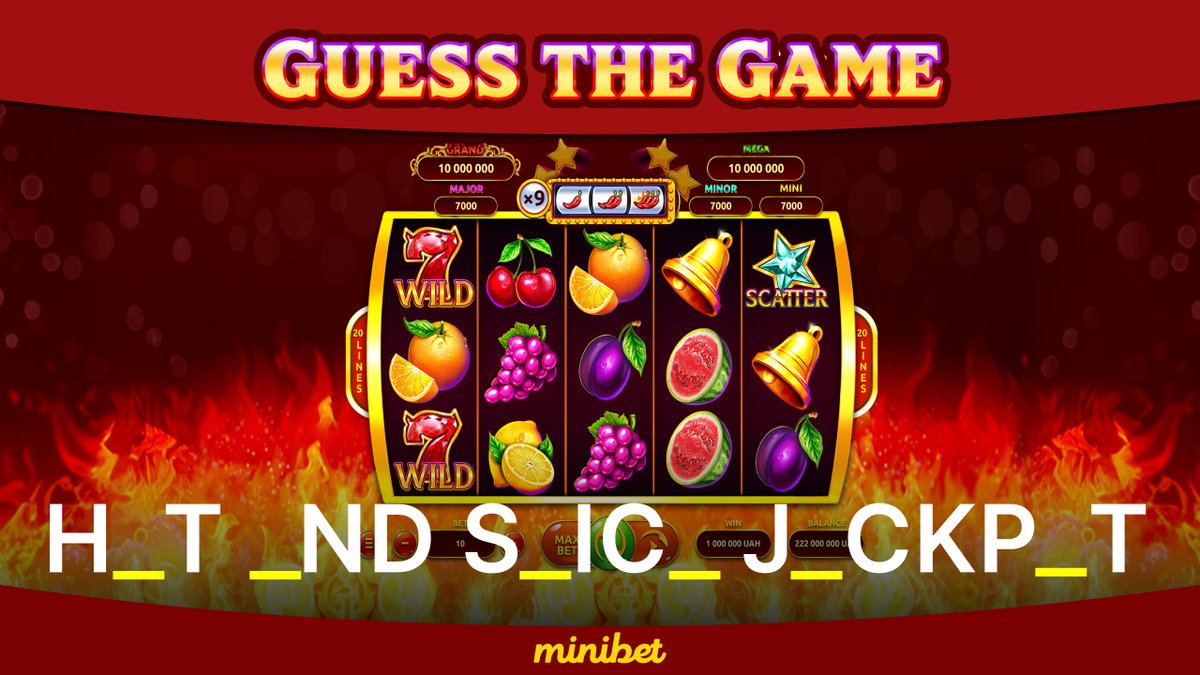 Minibet_Games's tweet photo. 🔥 IT’S GUESS THE GAME TUESDAY! 🔥

We’ve got fruits stacked high, flames rising, and a jackpot board that means absolute business! 🎰💥

Think you know what game this is? Drop your guess in the comments below with your Minibet ID ! 👇

5 lucky players who nail the correct answer will walk away with 5 mBUSD each! 💰✨ Get guessing and let's win big!

#GiveawayAlert #giveaway #rewards #igaming #giveaways