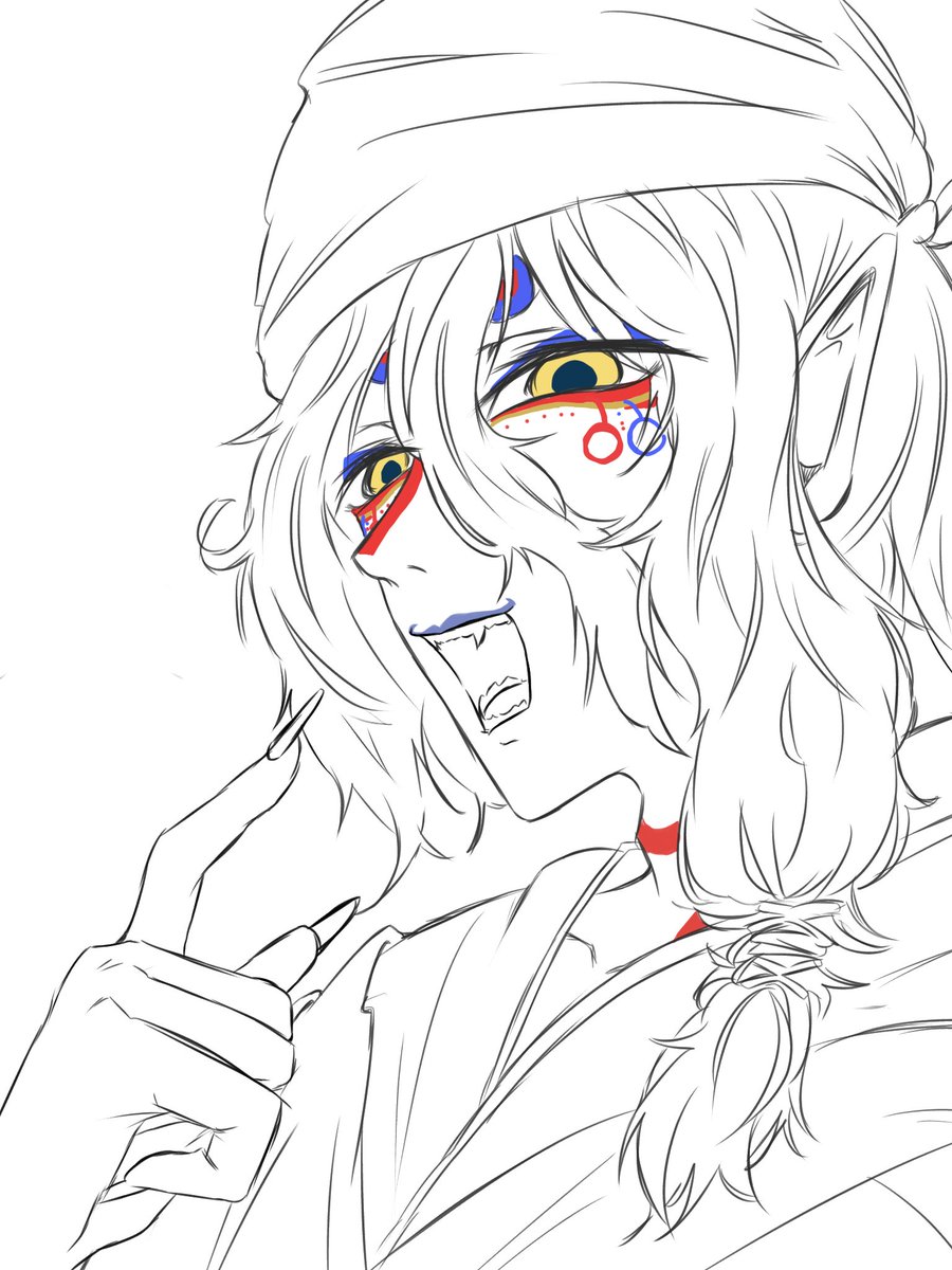 lucky_taco's tweet photo. #モノノ怪_FA https://t.co/BeZgYW8itR