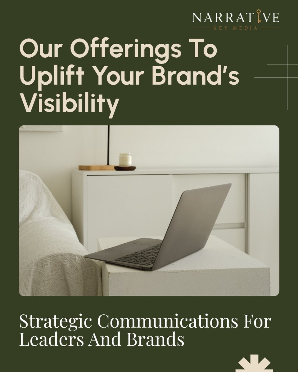 NarrativeKey's tweet photo. A great product gets attention.
A great reputation earns trust.
The strongest brands don't happen by chance—they're built with consistent communication and the right PR strategy.
Ready to stand out? Let's talk.
#PRStrategy #BrandReputation #NarrativeKeyMedia https://t.co/O6ZfIt9Kzt