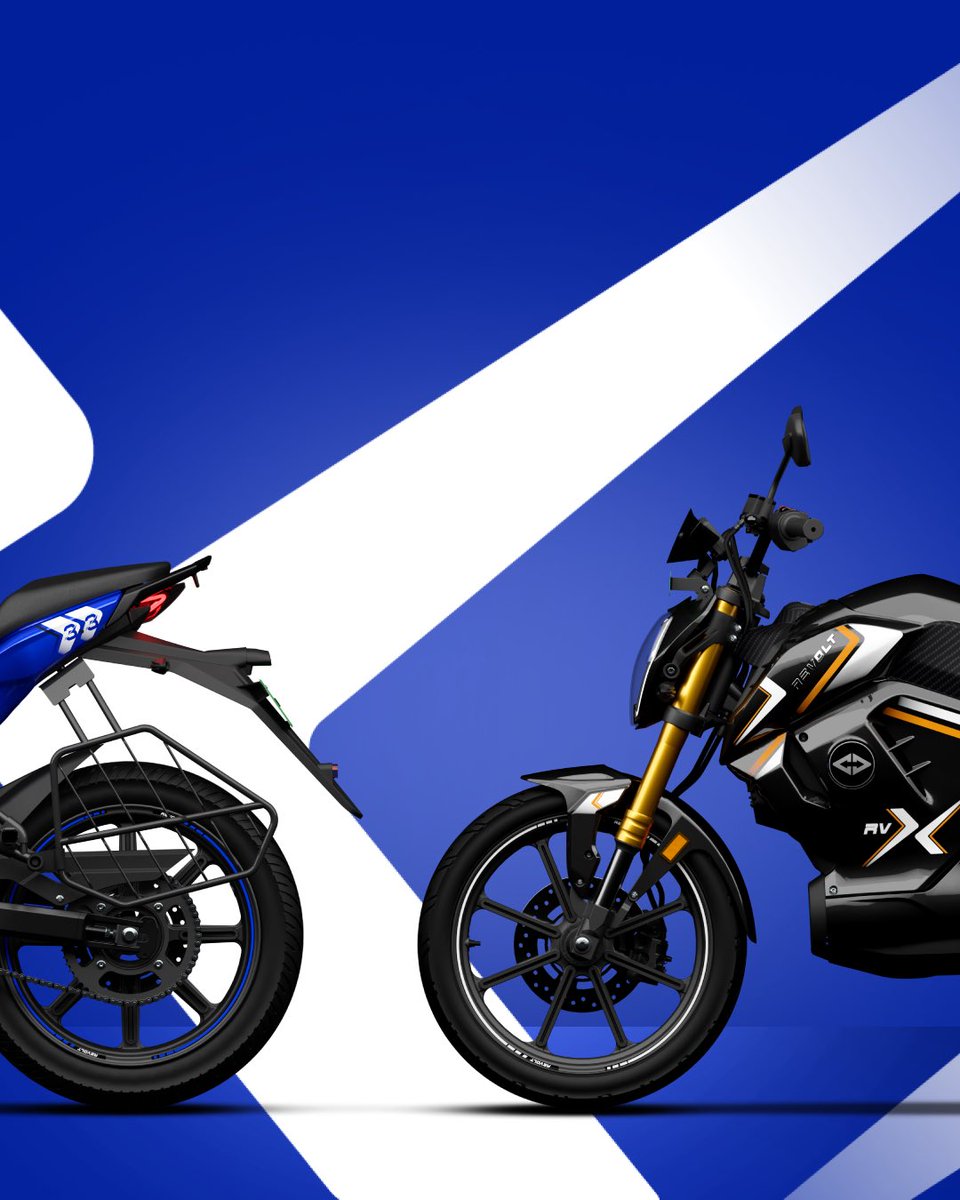 RevoltMotorsIN's tweet photo. Meet the all-new RVX in three bold shades.

🟦 Electric Blue
⬛ Pearl Black
🟥 Eclipse Red

Swipe through, pick your favourite, and tell us which one's got your name on it. 👇

#IndiaKaregaRevolt #RVX #RevoltMotors https://t.co/XSMWYVPGap