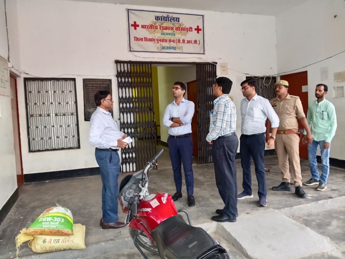 CdoAzamgarh's tweet photo. दिनांक 07.07.2026 को जिला दिव्यांग पुनर्वास केन्द्र का निरीक्षण एवं सत्यापन किया गया। https://t.co/82yKMGMAjI