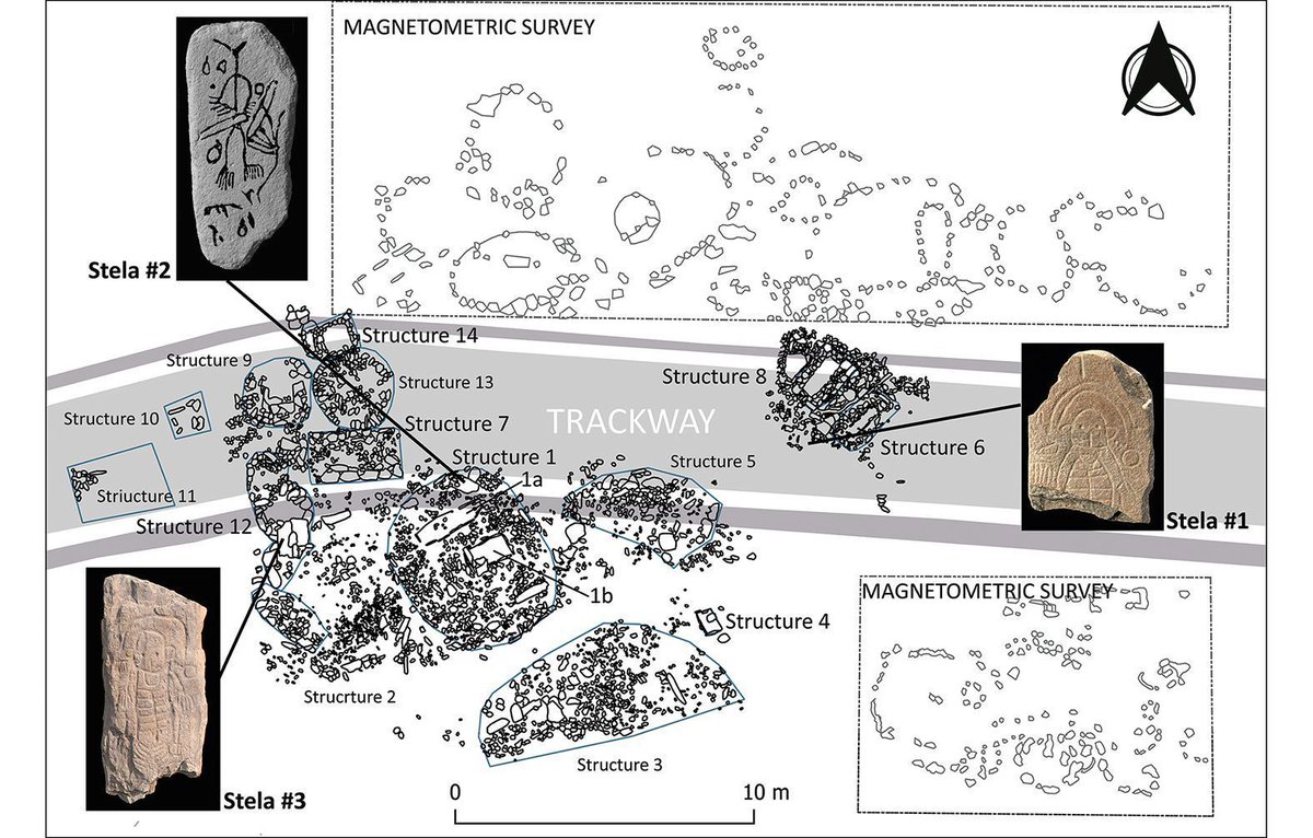 AntiquityJ's tweet photo. NEW Thousands of prehistoric standing stones have been found across Iberia, but their functions are unknown. The chance discovery of three new examples suggests they served both as grave markers and territorial landmarks, facilitating cultural exchange

🆓 https://t.co/WNoC8aUPrX https://t.co/H5bLnWjd4A