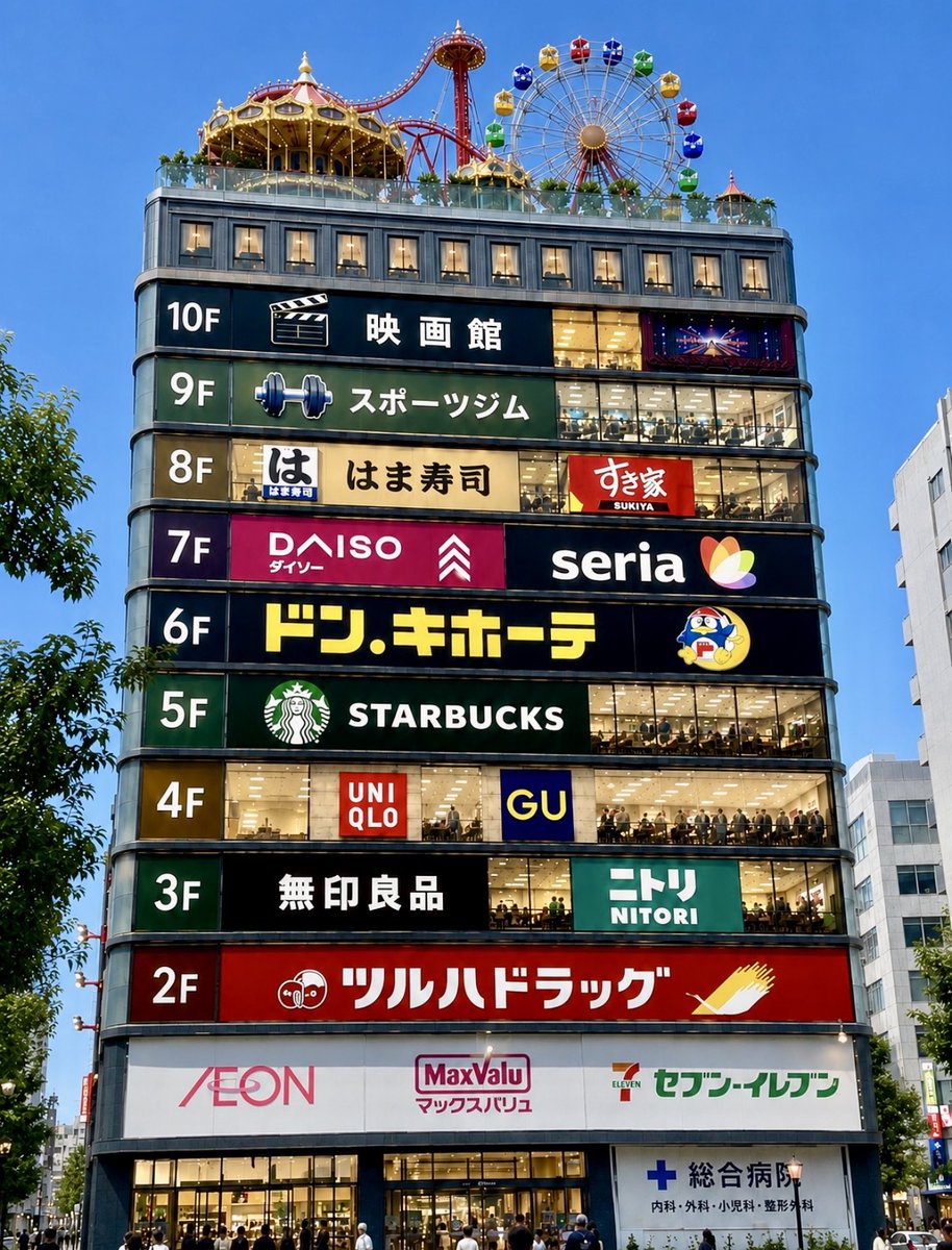 smile_kun422's tweet photo. こんなビルが近所にあったら最高すぎる。 https://t.co/4pmKmqdxQE