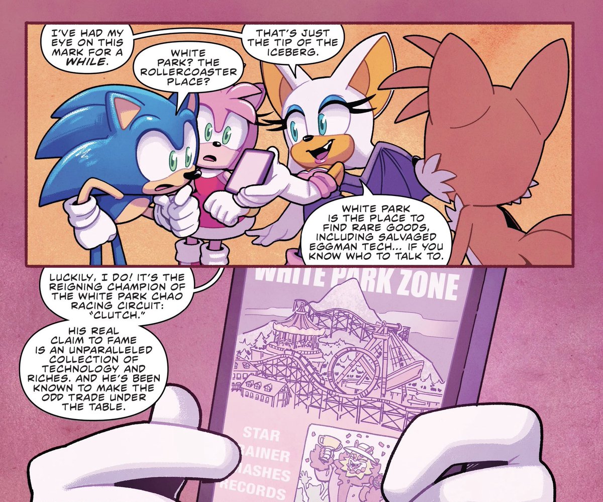JamesAW1996's tweet photo. How everyone would love to brush Sonic 4 away as non canon, since Episode 3 was cancelled before the story/fate of Little Planet could be resolved.

But then a whole IDW arc just HAD to take place at one of the levels hadn’t it?

So, what happened to Little Planet then? https://t.co/6DGwPe27K3