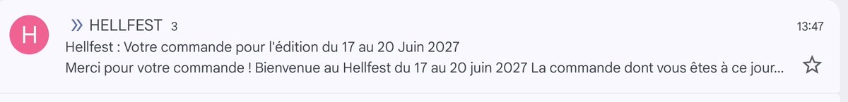 Alexy49895773's tweet photo. Merci pour l'erreur 500 et ceux qui ont rafraîchi la page au lieu de cliquer sur le bouton "Reload", ça m'a permis d'acheter 6 places 😍

#hellfest https://t.co/qFUDsKhjf7