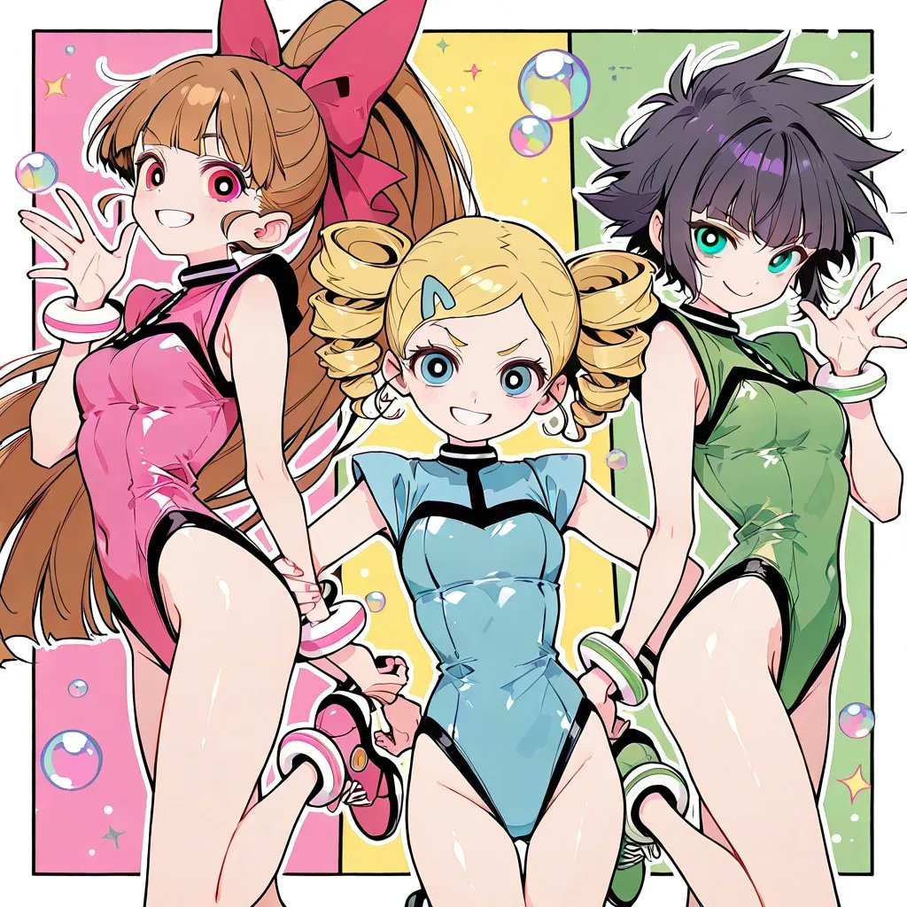UDuanbiush's tweet photo. パワパフガールズZ
ハイパーブロッサム
ローリングバブルス
パワードバターカップ
＼(^o^)／ https://t.co/wiVvgLcaxO